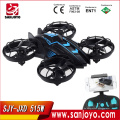 Neueste Drohne JXD 515W INVADERS UFO WIFI FPV RC Drohne RTF 2,4 GHz Drohne mit 0.3MP Kamera Set High Mode Headless Modus SJY-515W